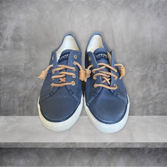 Womens Sperry Top Sider Canvas Boat Shoes - Picture 2 of 7